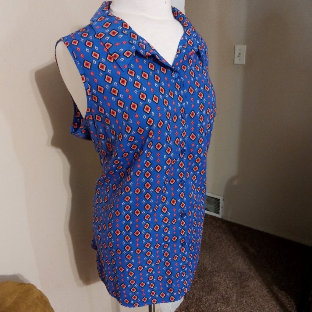 Blue Diamond Top